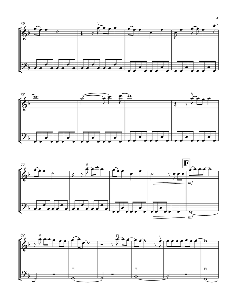 Marry You String Duet scores gallery preview page 5
