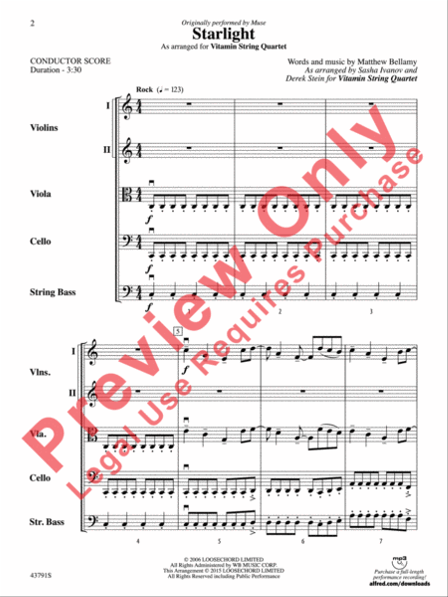 Starlight String Orchestra scores gallery preview page 3
