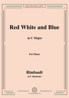 Book cover for Rimbault-Red White and Blue,in C Major,for Piano
