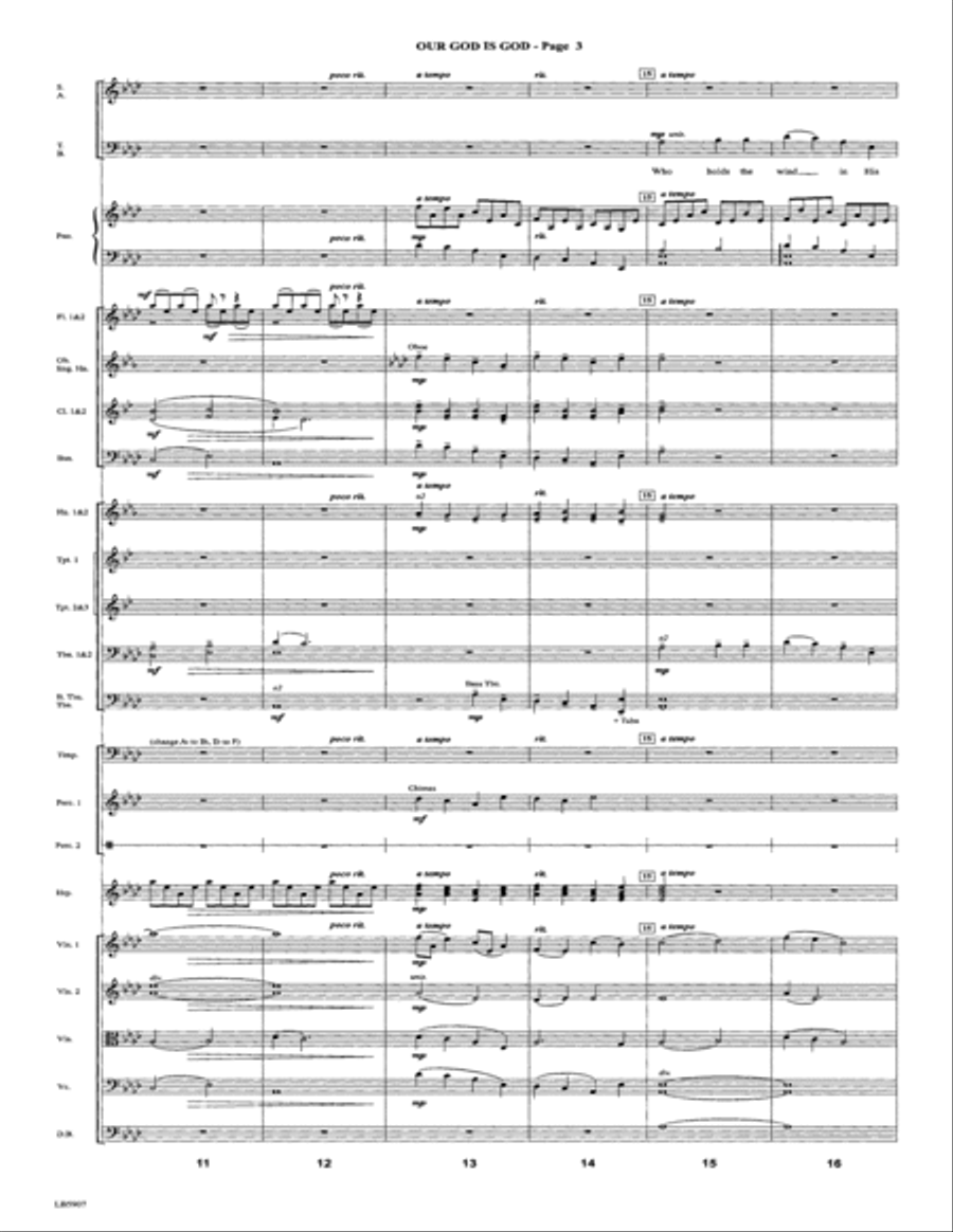 Our God Is God - Score Choir scores gallery preview page 5