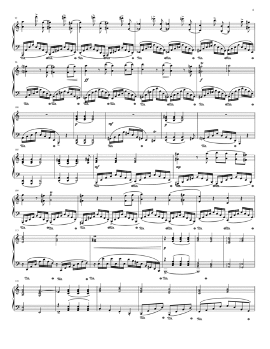 Sonata in A Minor Op. 2 No. 1 (Complete score) Piano Solo scores gallery preview page 5