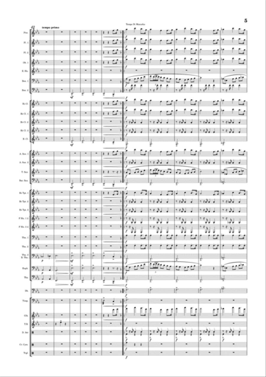 Liltin Doon the Glen Concert Band scores gallery preview page 5
