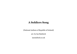 A Soldier's Song - National Anthem Republic of Ireland