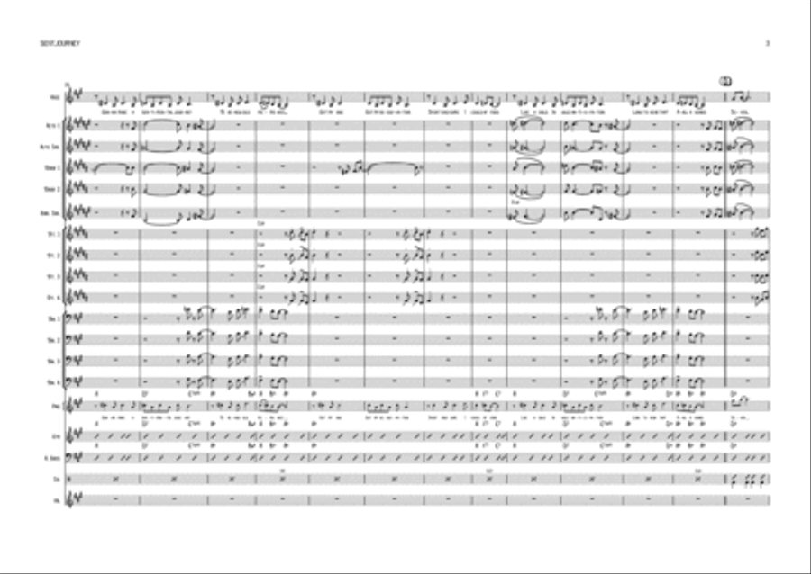 Sentimental Journey Jazz Ensemble scores gallery preview page 3