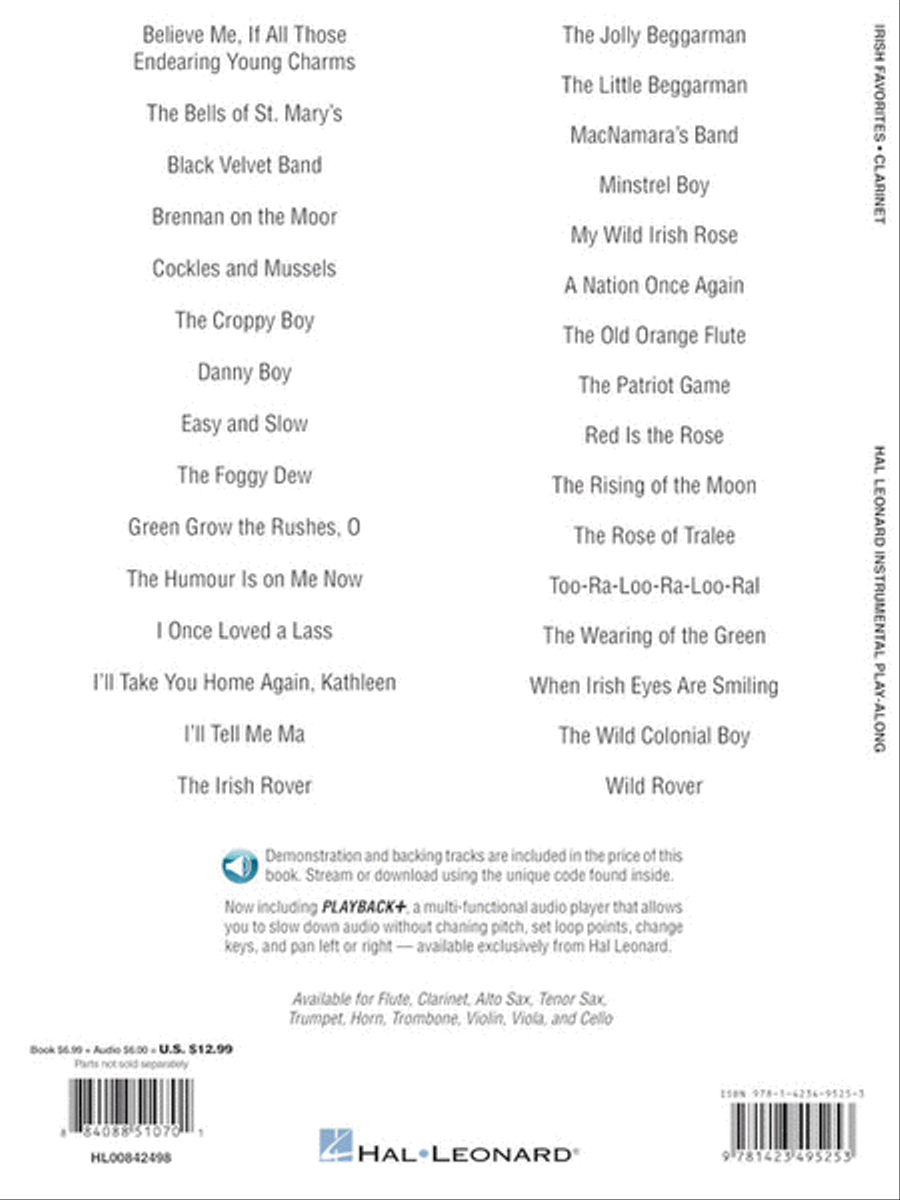 Irish Favorites Clarinet Solo scores gallery preview page 6
