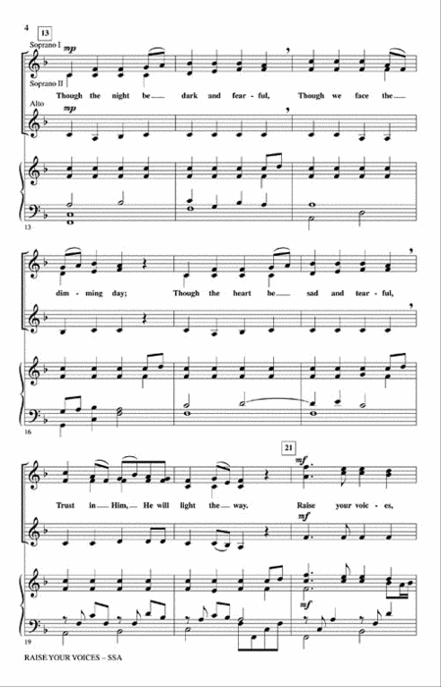 Raise Your Voices SSA scores gallery preview page 3