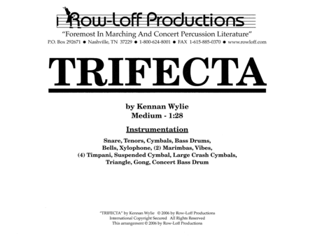 Trifecta w/Tutor Tracks