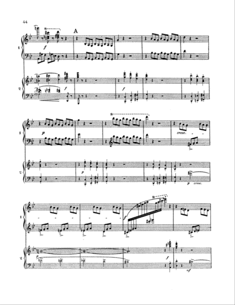 Saint-Saëns: Piano Concerto No. 2 in G Minor, Op. 22 Piano scores gallery preview page 3
