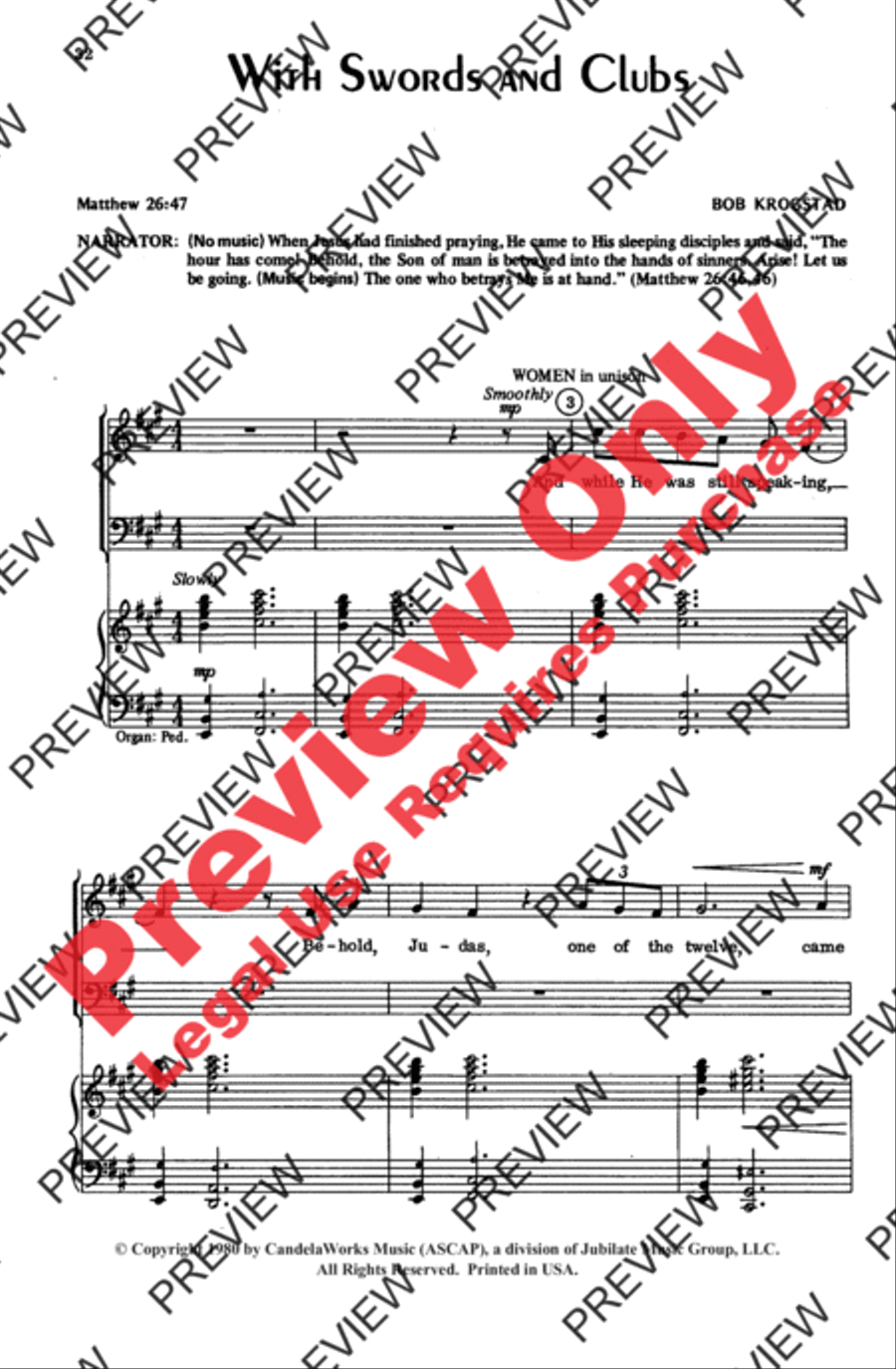 Then Came Sunday 4-Part scores gallery preview page 13