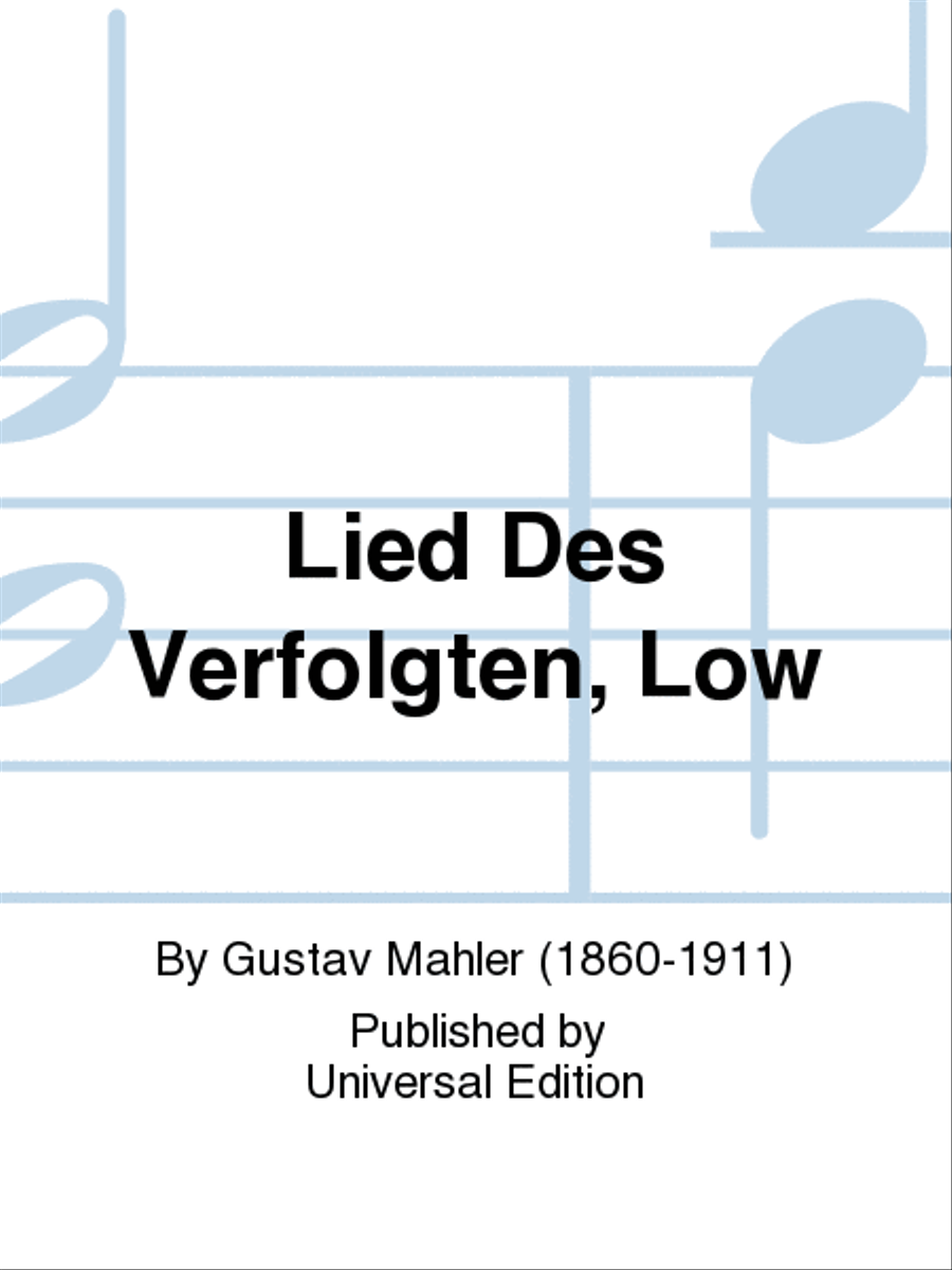 Lied Des Verfolgten, Low Lied Des Verfolgten, Low School and Community scores gallery preview page 1