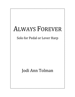 Book cover for Always Forever, Harp Solo