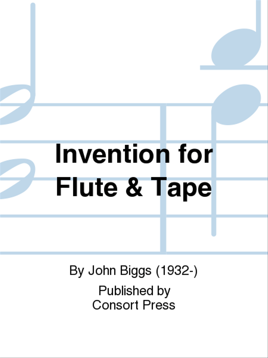 Invention for Flute & Tape Flute scores gallery preview page 1