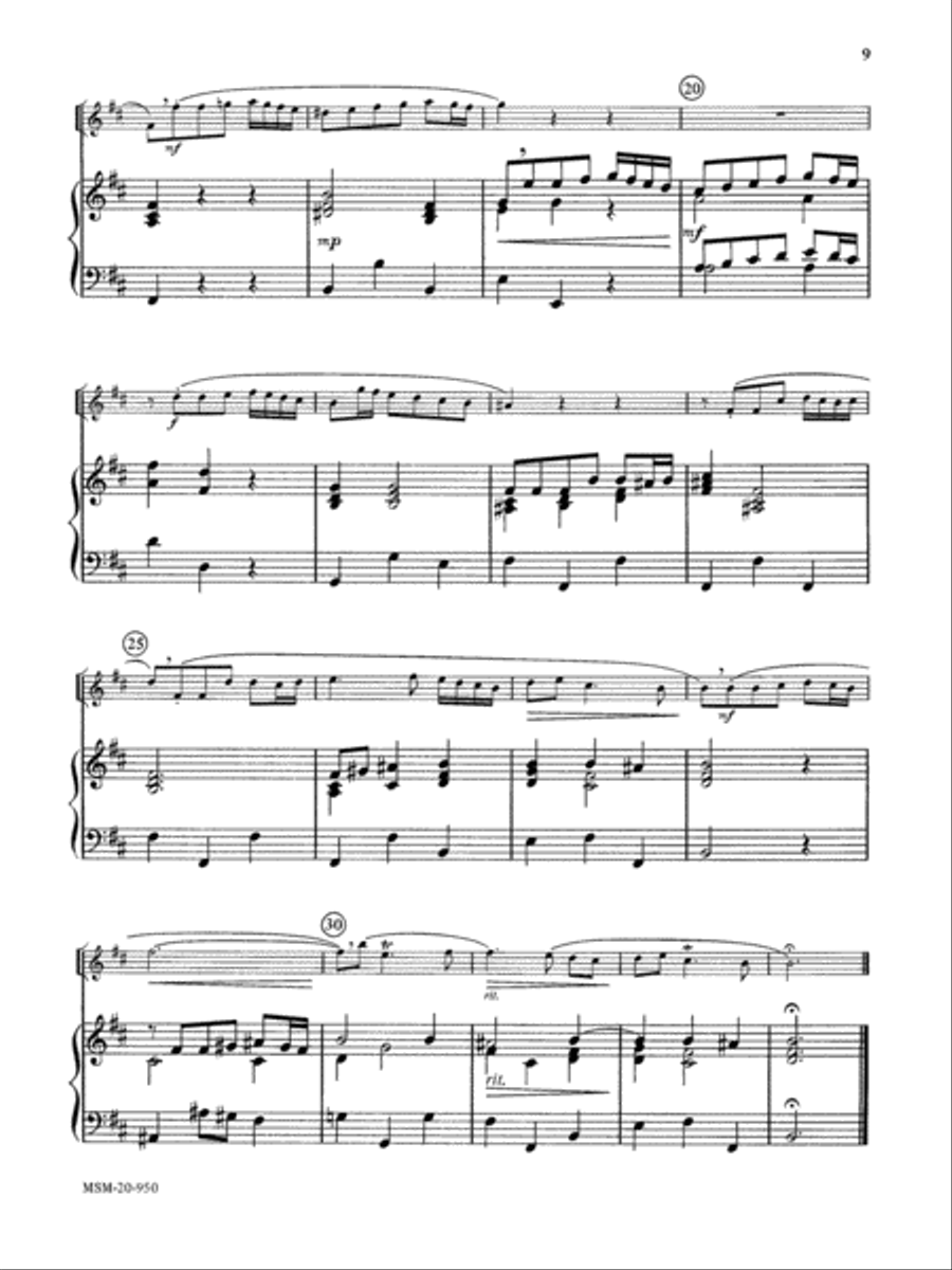 Tranquillo (from Oboe Concerto) Piano scores gallery preview page 2