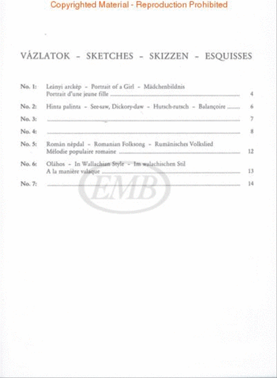 Sketches, Op. 9b Piano Solo scores gallery preview page 2