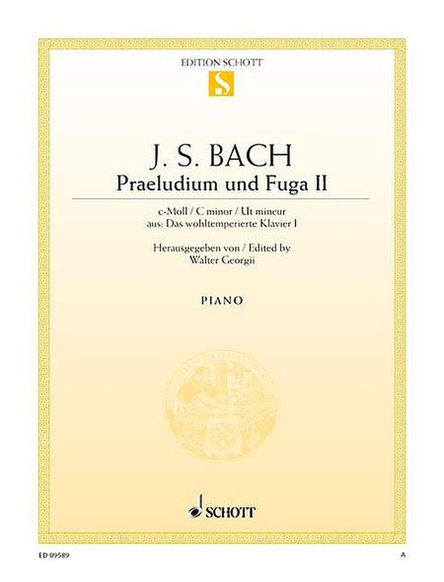 Prelude Ii And Fugue Ii C Minor BWV 847