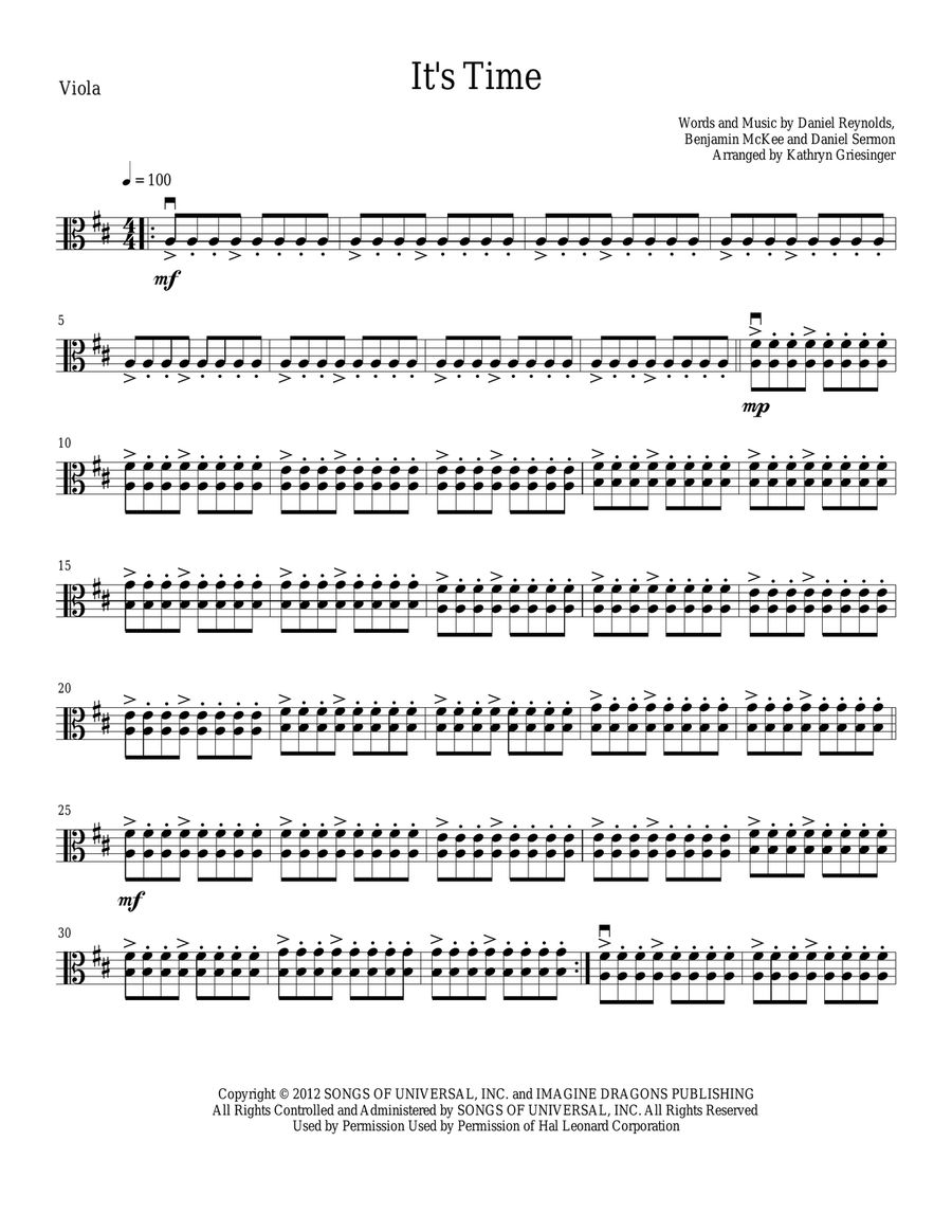It's Time String Quartet scores gallery preview page 5