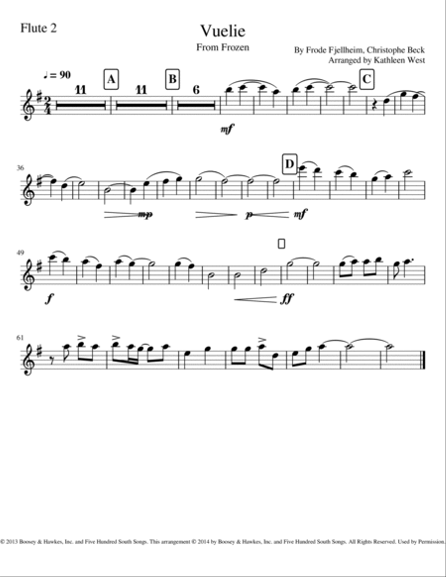 Vuelie Vuelie Woodwind Ensemble scores gallery preview page 4
