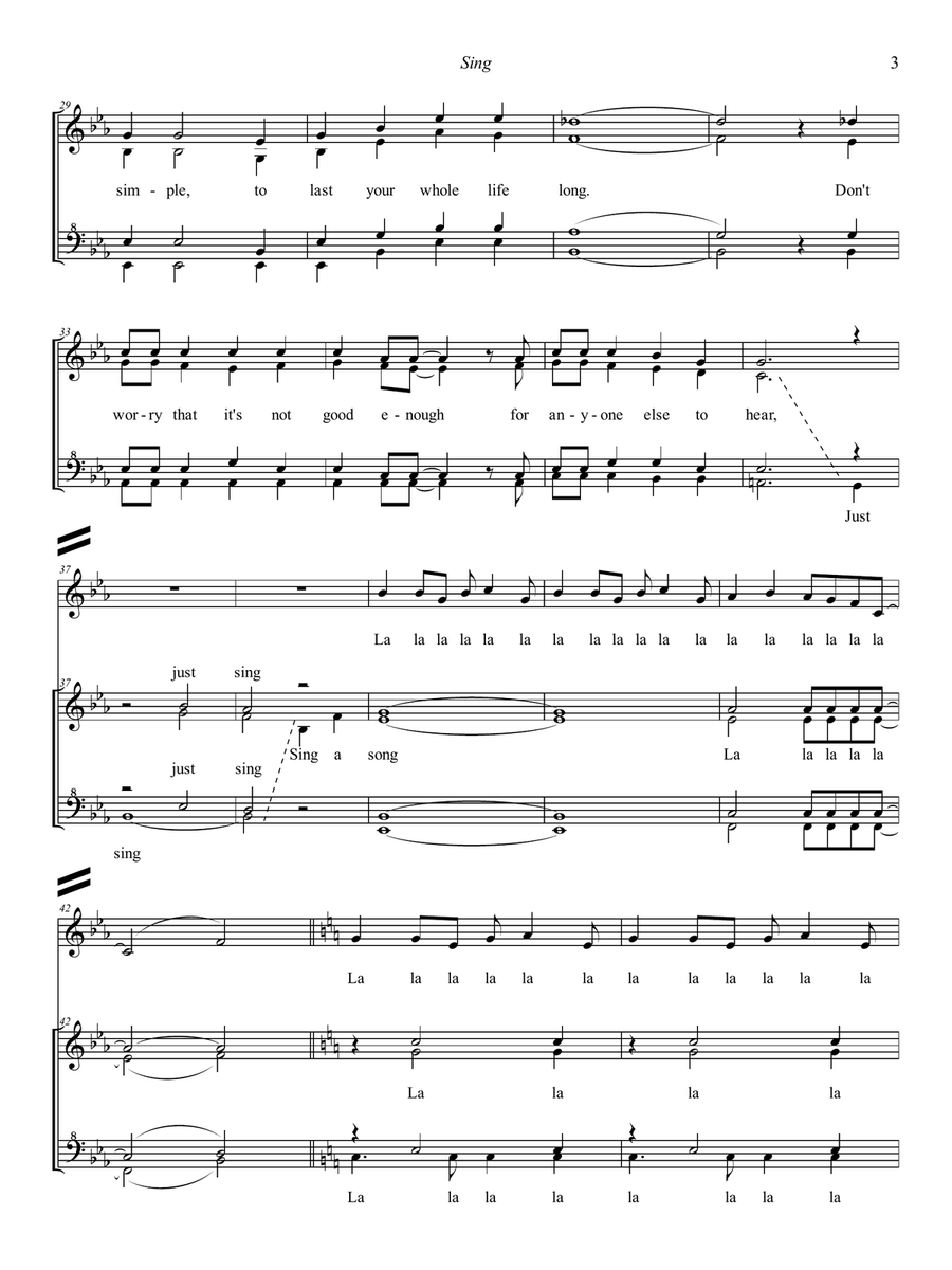 Sing Sing SSAA scores gallery preview page 3