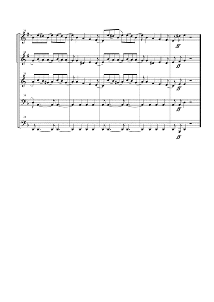 Dance of the Little Swans for Brass Quintet image number null