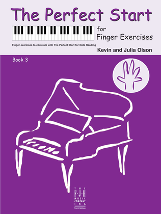 Book cover for The Perfect Start for Finger Exercises, Book 3