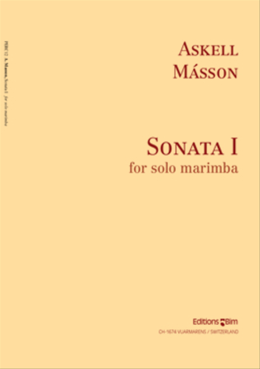 Sonata I Marimba scores gallery preview page 1