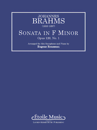 Book cover for Sonata Op. 120 No. 1 in F minor
