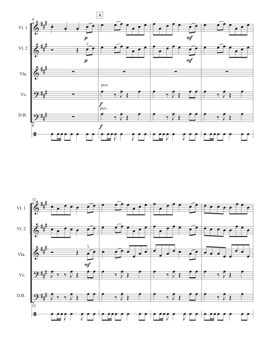 Itchy Fingers String Orchestra scores gallery preview page 3