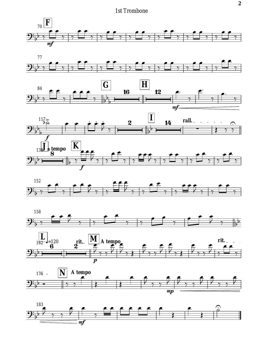 Arbucklenian Polka (For Solo Trumpet and Concert Band) Concert Band scores gallery preview page 4