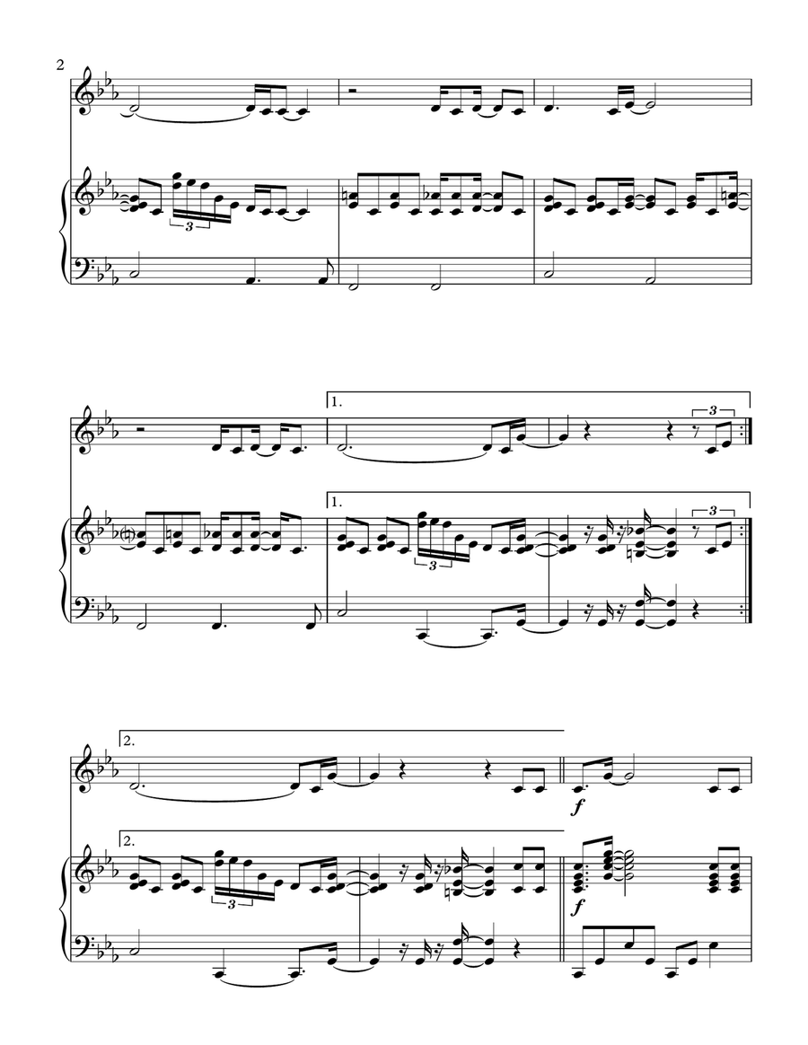 Skyfall by Adele Small Ensemble - Digital Sheet Music page 3