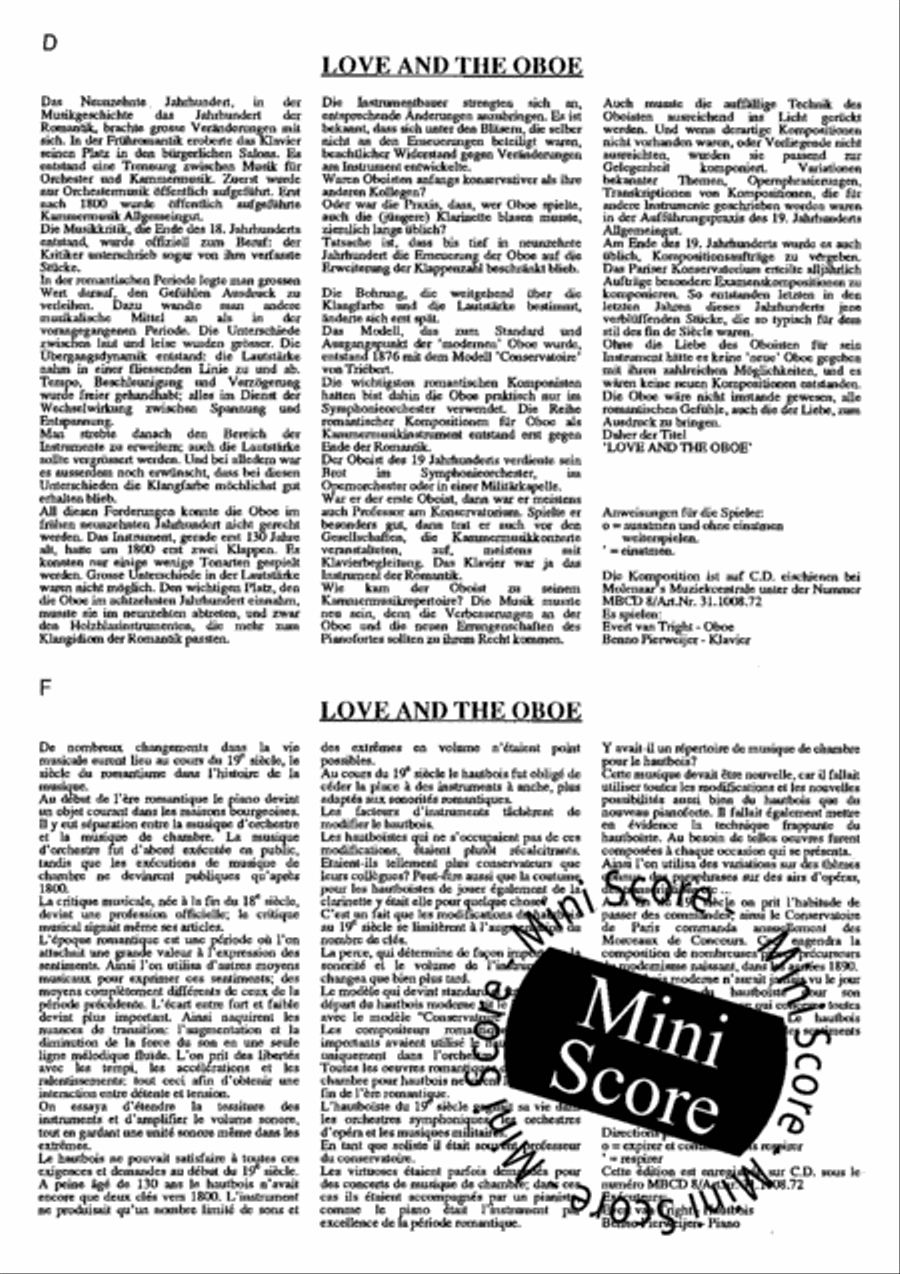 Andante Per Oboe et Pianoforte Piano Accompaniment scores gallery preview page 5