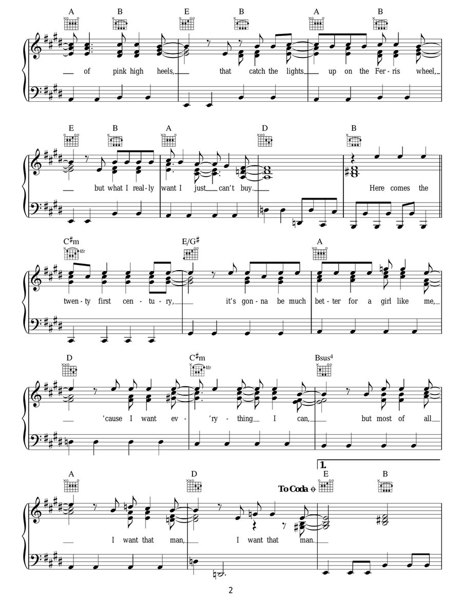 I Want That Man I Want That Man Acoustic Guitar scores gallery preview page 2