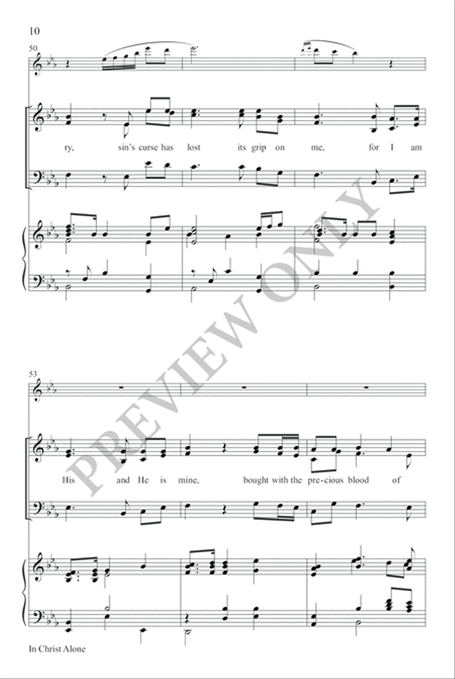 In Christ Alone In Christ Alone SA scores gallery preview page 10