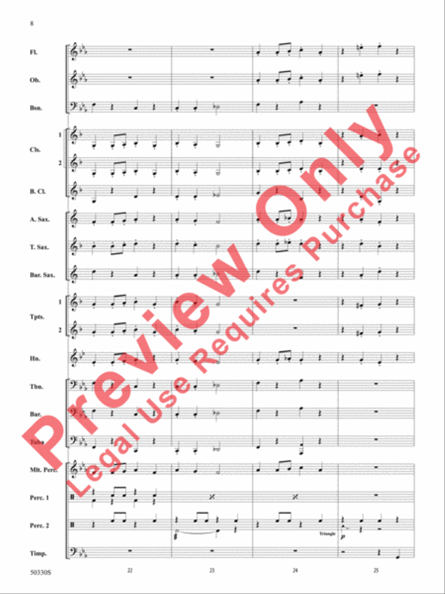 Zombie Rock Concert Band scores gallery preview page 9