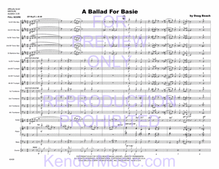 Ballad For Basie, A image number null