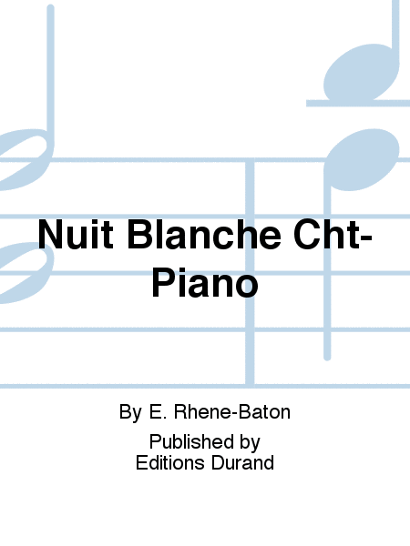 Nuit Blanche Cht-Piano