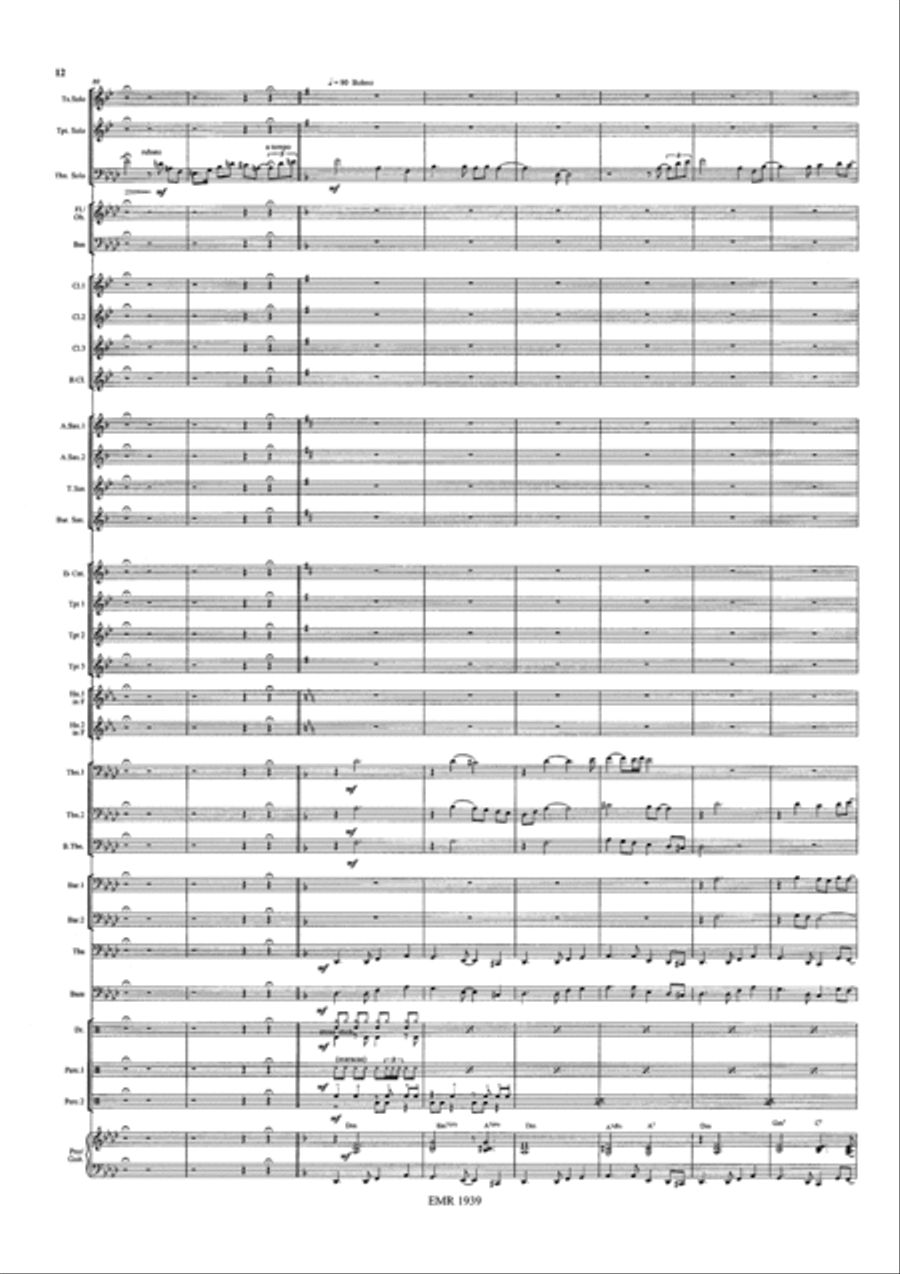 Combo Concertino Combo Concertino Concert Band scores gallery preview page 13