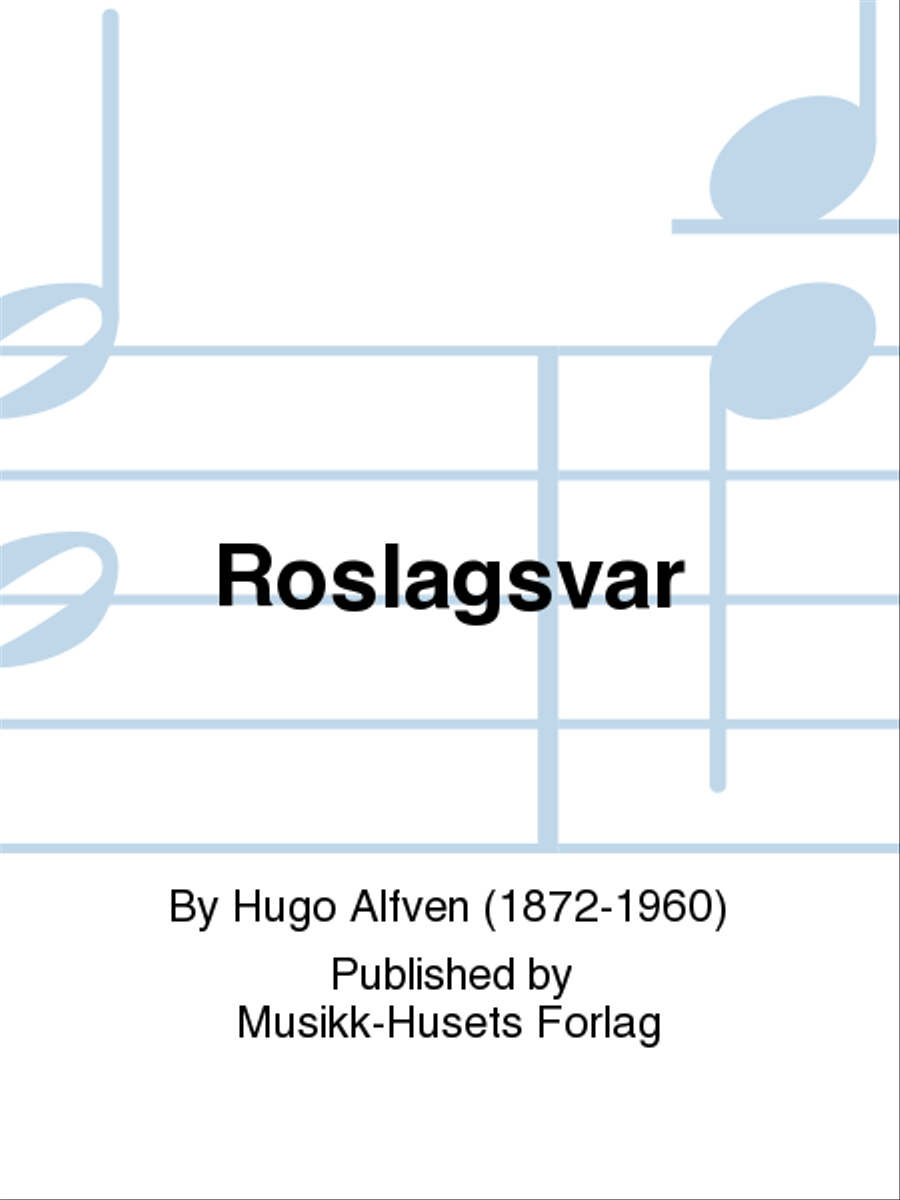 Roslagsvar Roslagsvar Mixed Choir scores gallery preview page 1