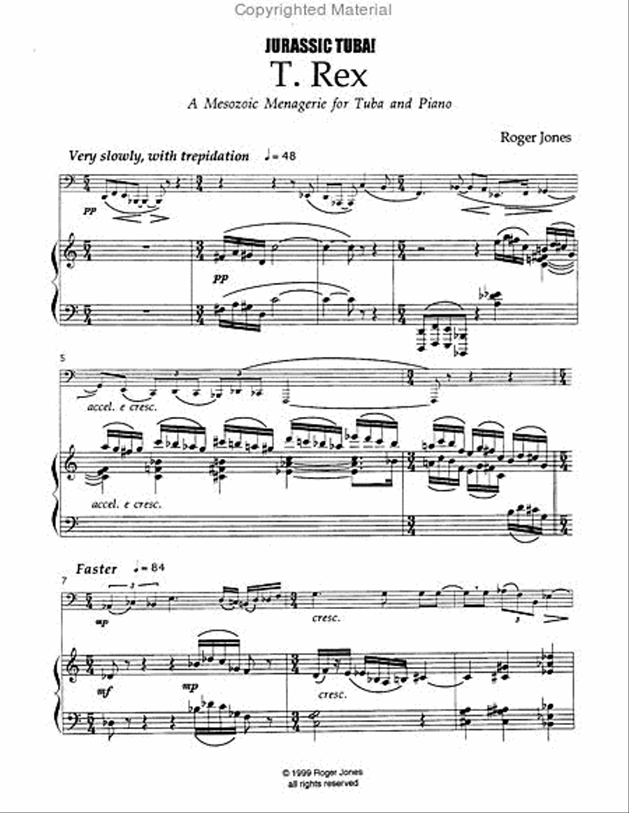Jurassic Tuba Tuba scores gallery preview page 7