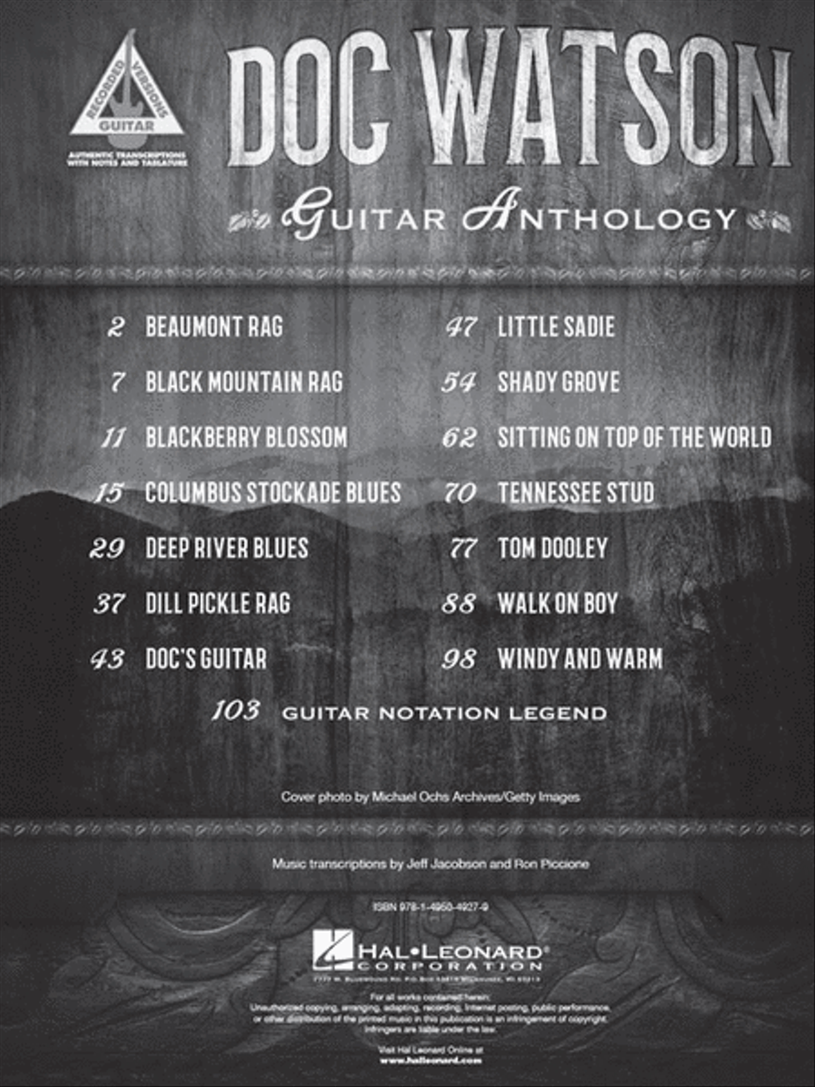 Doc Watson – Guitar Anthology Acoustic Guitar scores gallery preview page 2