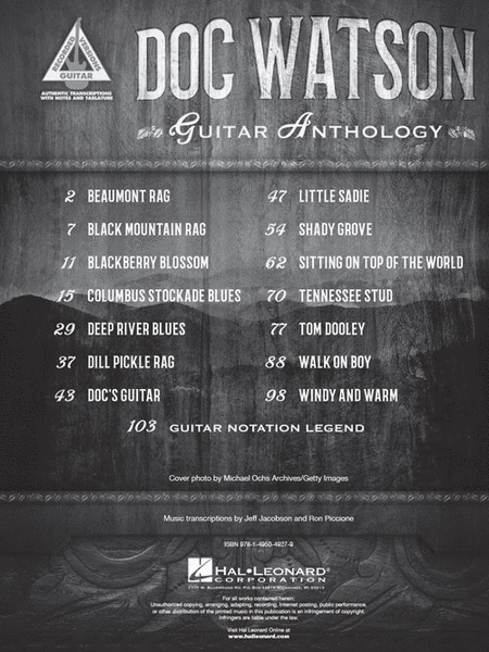 Doc Watson – Guitar Anthology