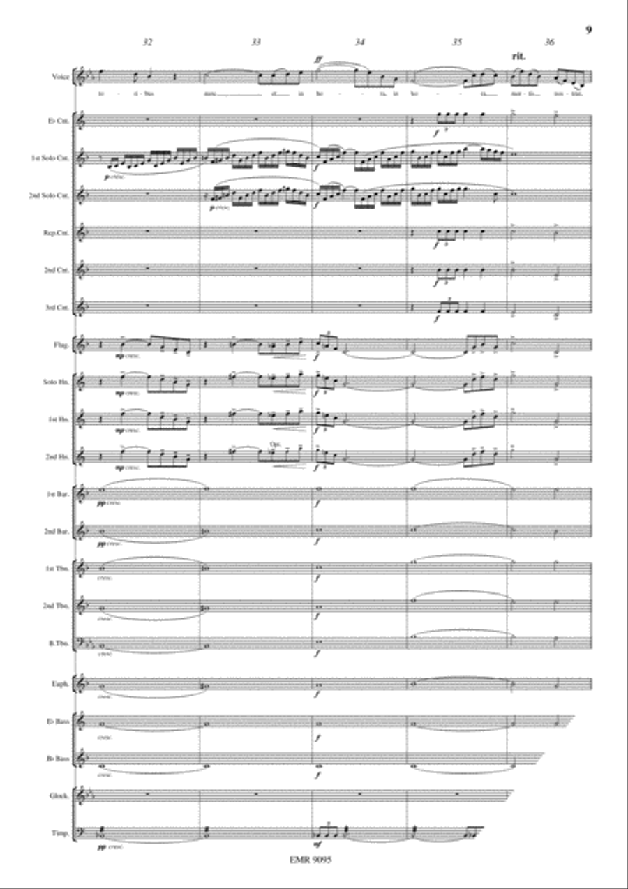 Ave Maria Brass Band scores gallery preview page 10