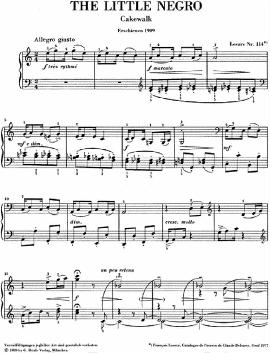 The Little Negro The Little Negro Piano Solo scores gallery preview page 2