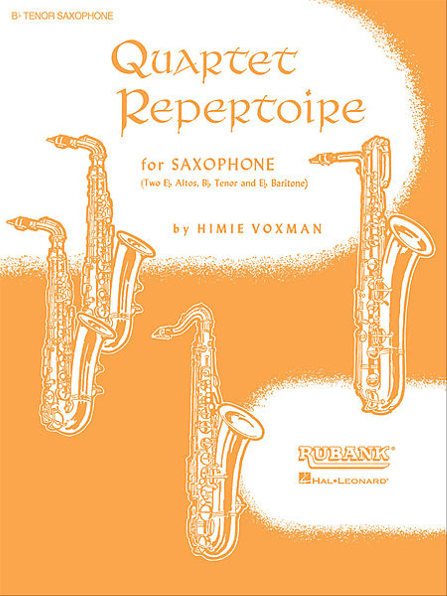 Quartet Repertoire for Saxophone - Full Score Saxophone Quartet scores gallery preview page 1