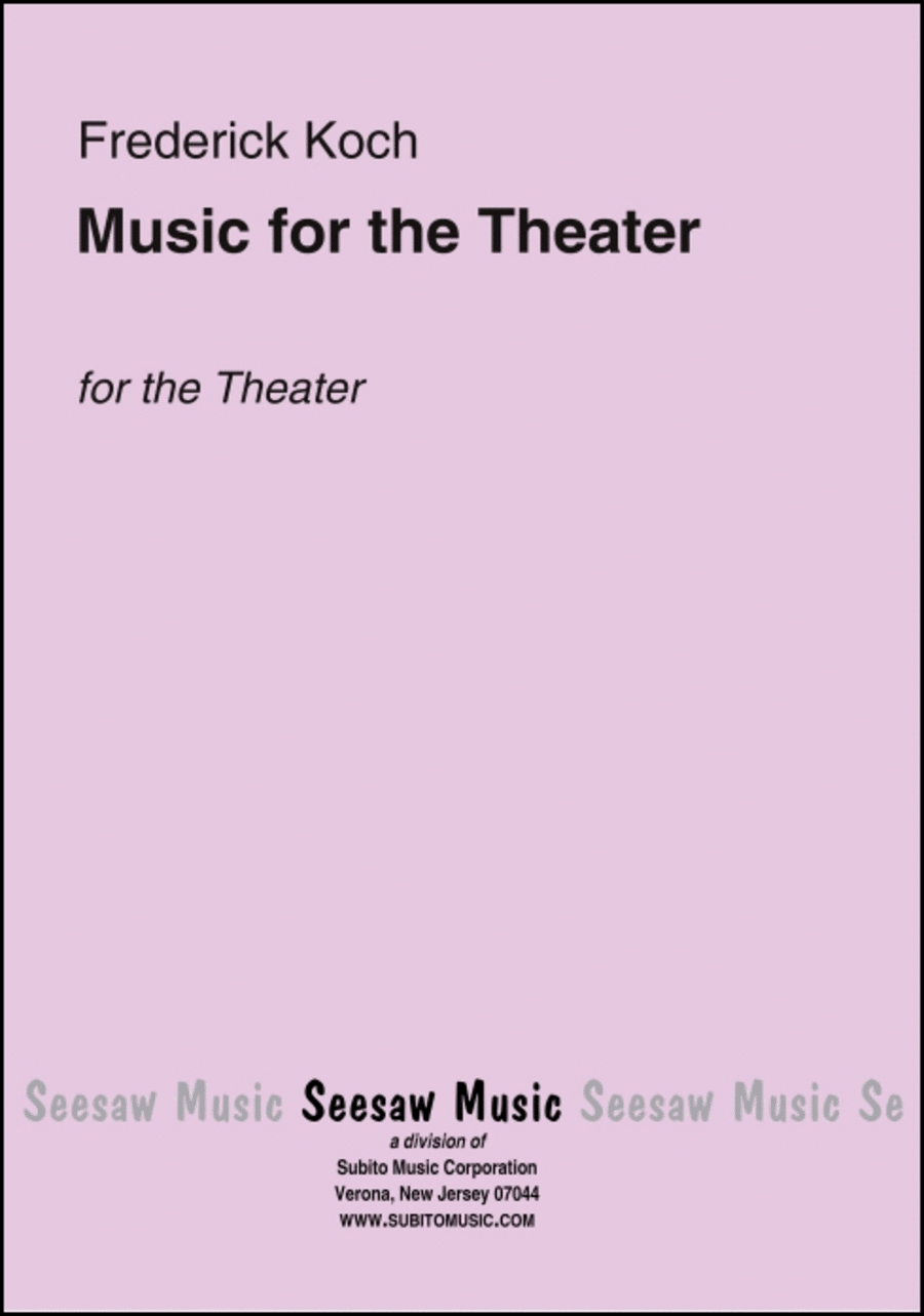 Music for the Theater Brass Quartet scores gallery preview page 1