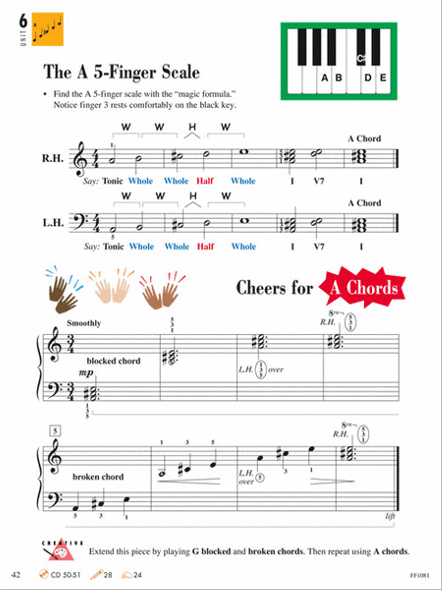 Level 2A – Lesson Book – 2nd Edition Piano Method scores gallery preview page 7