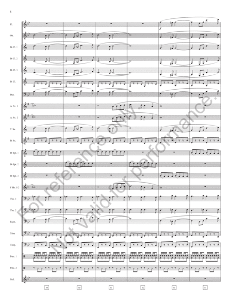 Praeludium Praeludium Concert Band scores gallery preview page 9