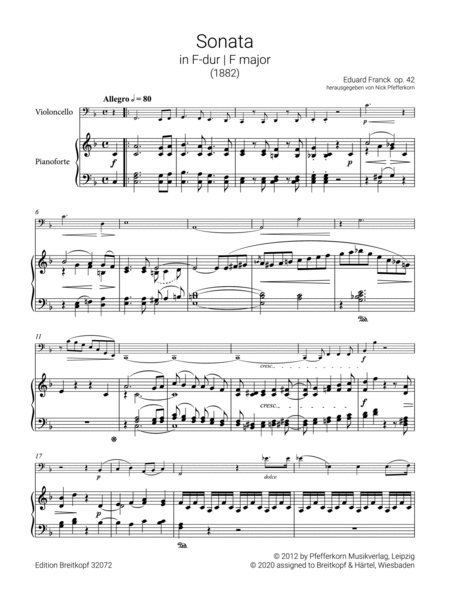 Violoncello Sonatas