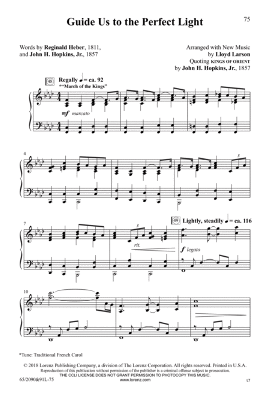 The Glory of Christmas - SATB with Performance CD 4-Part scores gallery preview page 36