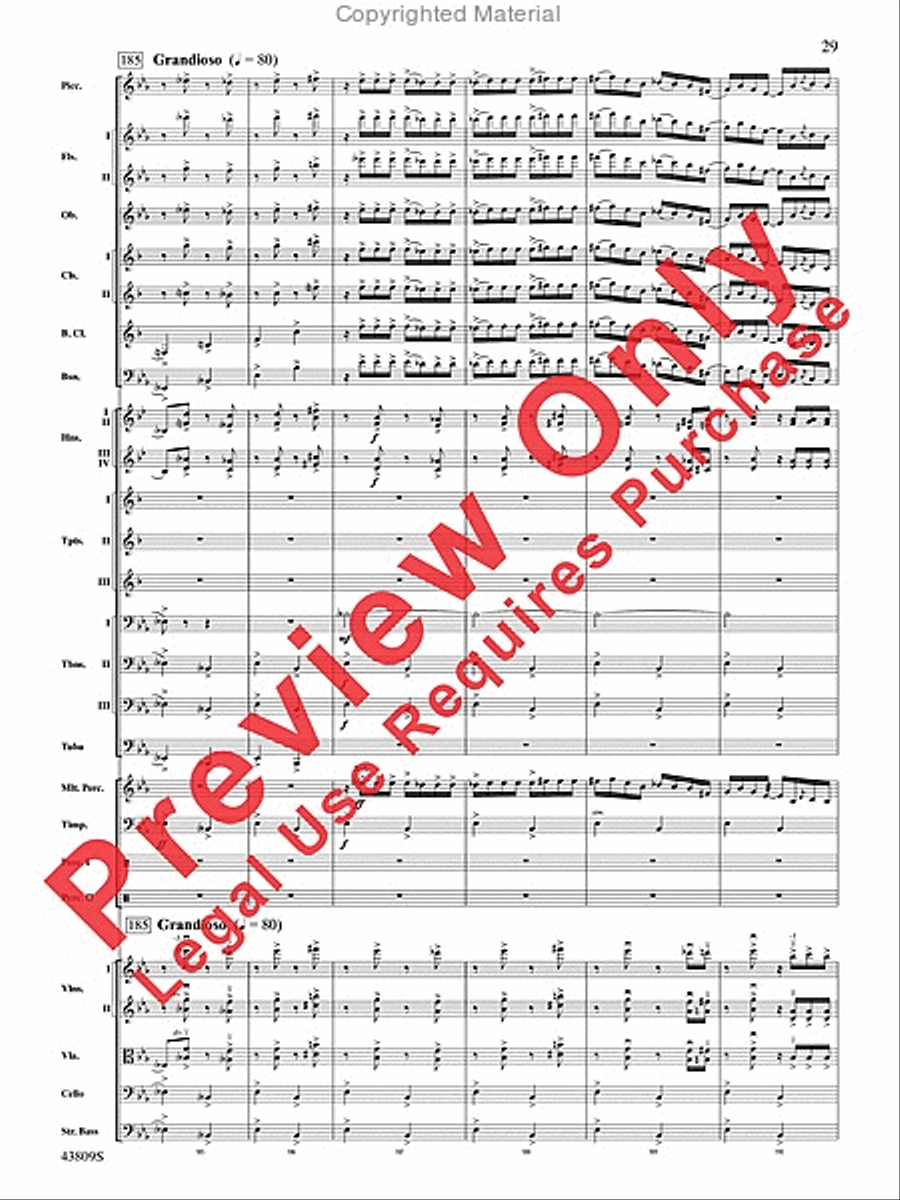 Gershwin by George! Gershwin by George! Full Orchestra scores gallery preview page 30