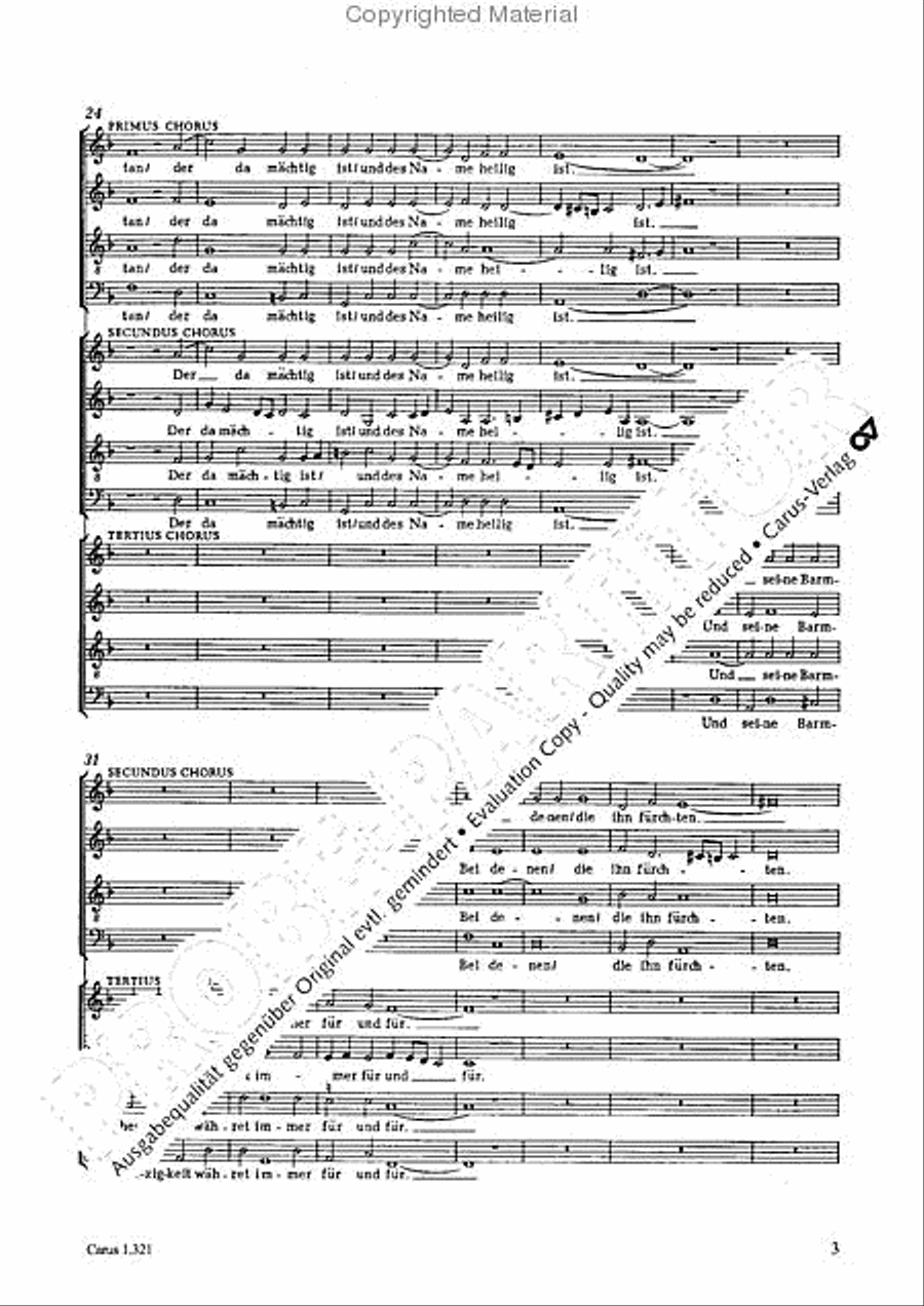 All my spirit exalts my Saviour (Meine Seele erhebt den Herren) 4-Part scores gallery preview page 4